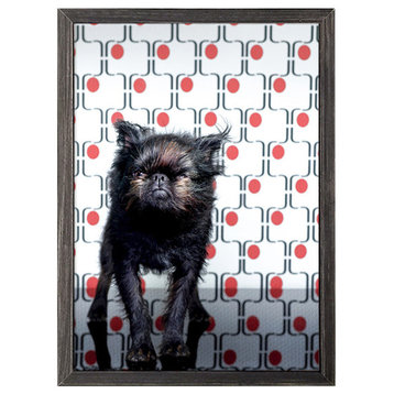 "Dog Collection, Dog Days" Mini Framed Canvas by Catherine Ledner