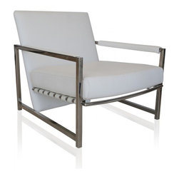 Evan Lounge Chair Snow White - Outdoor Lounge Chairs