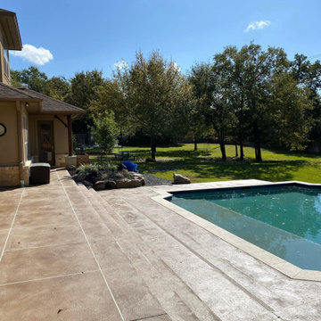 Concrete Overlay for Pool and Patio