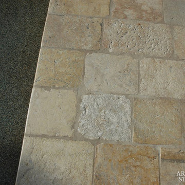 Stone Floor – Antique, Reclaimed Limestone ‘Dalle de Bourgogne’ pavers