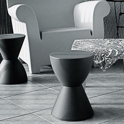 Prince AHA Stool by Kartell - Outdoor Footstools And Ottomans