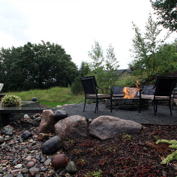 Rustic Terrace & Firepit
