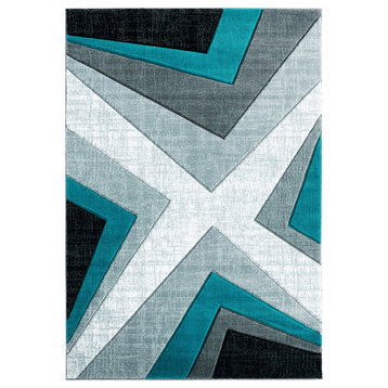 United Weavers Bristol Zine Turquoise Accent Rug 1'10x2'8