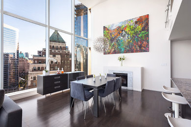 Trendy dining room photo in Vancouver