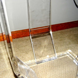 Side table with formed legs - Lucite/Acrylic - Side Tables And End Tables