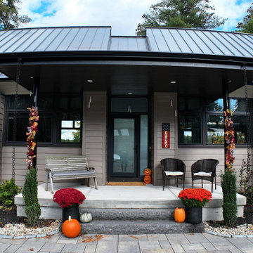 A New Contemporary Scandinavian Lakehouse in Stow, MA