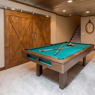 Basement Finish Shines for the Entire Family