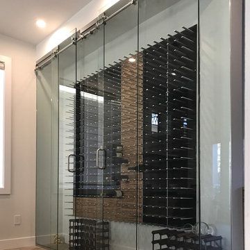 Glass Enclosed Wine Cellars
