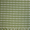 Homespun Fringed 100% Cotton Tablecloth, Sage, 52"x70"