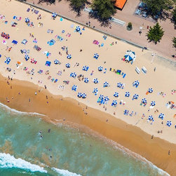 Beach Umbrellas For Hire by Joel Coleman - Photographs