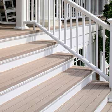 AZEK Harvest Collection in Slate Gray with Premier Rail