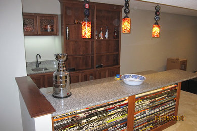 Inspiration for a home bar remodel in Other