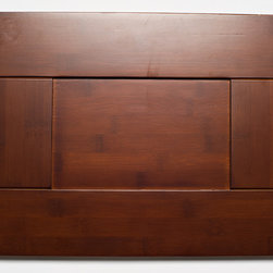 Carbonized Shaker Style Bamboo Kitchen Cabinets - Kitchen Cabinetry