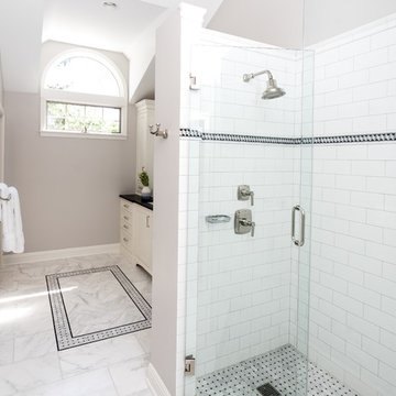 Western Springs Lawn Ave. Master bath