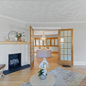 Restoring 836: The Grand Room entering the Dining Room