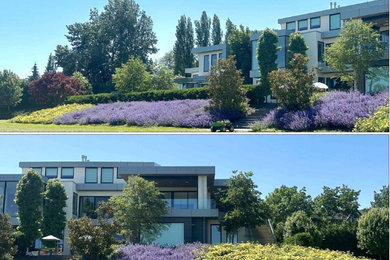 Example of an exterior home design in Vancouver