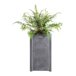 Tall Square Planter - Outdoor Plant Pots & Planters
