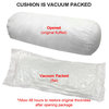 Contrast Pipe Trim Medium 24x6 Bolster Pillow Cushion Insert Slip Cover AD108