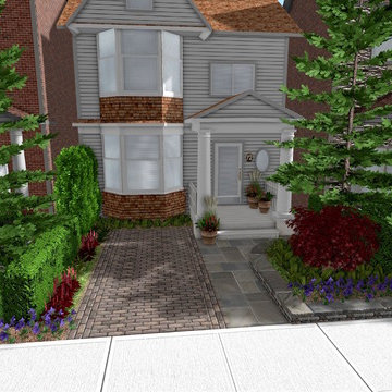 Front Yard Parking Pad Makeover 1