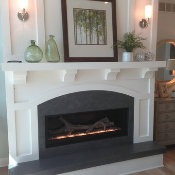 Concrete Fireplace Surrounds