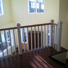 Lake house railing