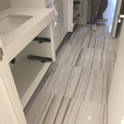 Private Residence: Bathroom & Kitchen - Carpet Tiles
