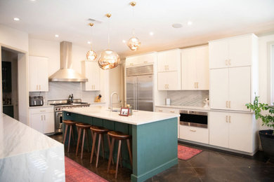 Inspiration for an eclectic kitchen remodel in Dallas