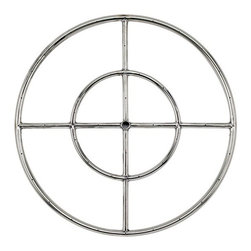 All Backyard Fun - DIY Fire Pit Ring Burner, 24" - Fire Pit Accessories