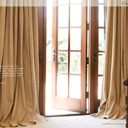 DrapeStyle - Solid Linen Custom Drapes - Curtains