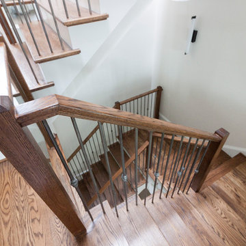 Project #44 | Contemporary Staircase with Skylit Stairwell