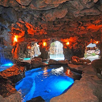 Naturalistic Pools with Grotto