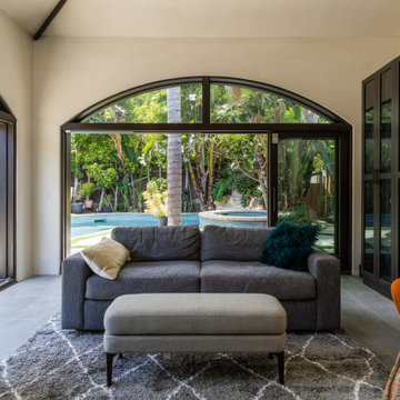 West Hollywood Spanish-Style Pool House Transformation