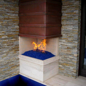 Custom Linear Fireplaces