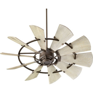 Quorum 95210-86 Windmill - Ceiling Fan in Transitional style - 52 inches wide by