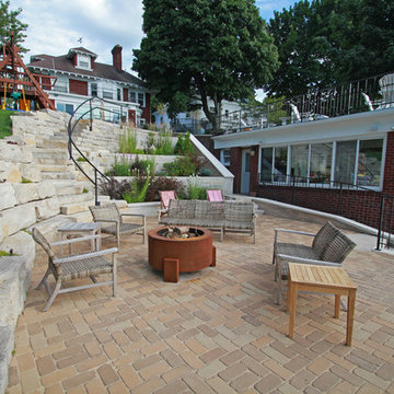 Outcropping Steps & Patio