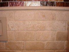 How to grout porous tile