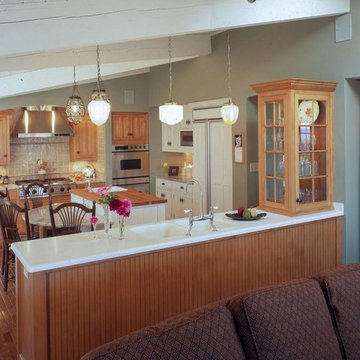 Relocated Kitchen which was originally burried in the center of the home.