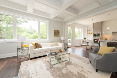 Example of a trendy home design design in Toronto