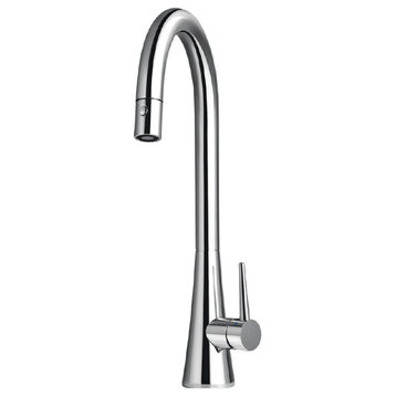 Soma Pull Down Kitchen Faucet With CeraDox Technology, Polished Chrome