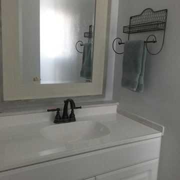 Updated "Old-Fashioned" Half Bath