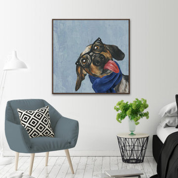 "Bare" Floater Framed Painting Print on Canvas