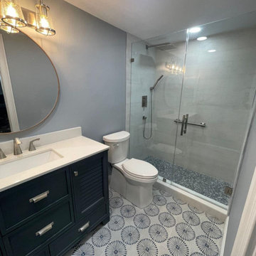Blue Bathroom Design