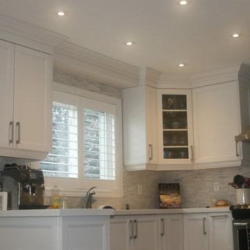 White Transitional Kitchen Renovation