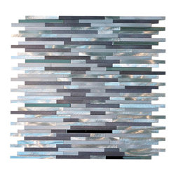 Silver Aliminum Random Pattern Mosaic Tiles - Home Accessories & Decor