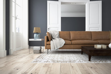 Trendy family room photo in Kansas City
