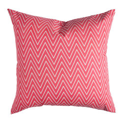 Caitlin Wilson Coral Tall Chevron Pillow - Decorative Pillows