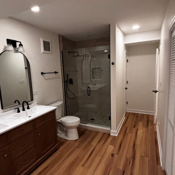 Basement and Bathroom Remodel