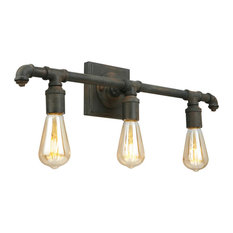 Wymer 3-Light Bath Vanity Light, Zinc