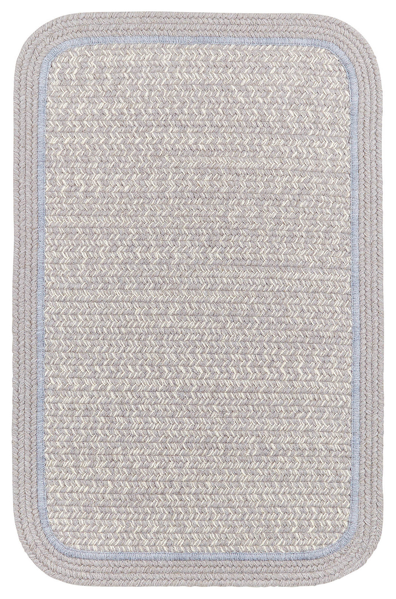 Square Or Rectangular Rug Woolmade Rounded Rectangle Braided Rug, 8' Square - Contemporary - Area ...
