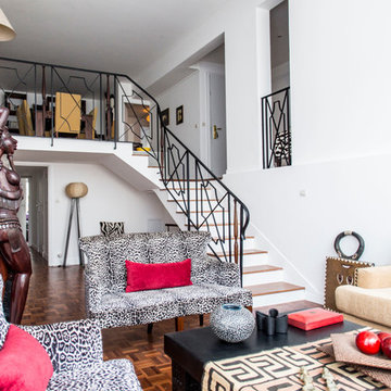 Transformation d'un appartement, touche exotique